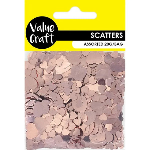Rose Colour Heart Shape Scatters
